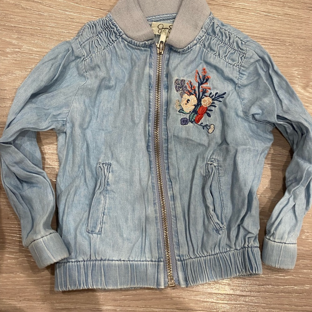 Jessica Simpson Jean Bomber jacket size 24 months